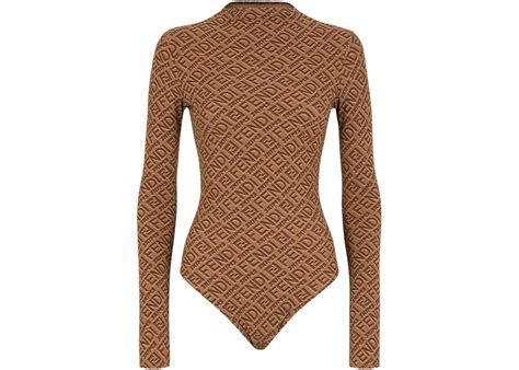 fendi skims long sleeve bodysuit|fendi skims bodysuit for sale.